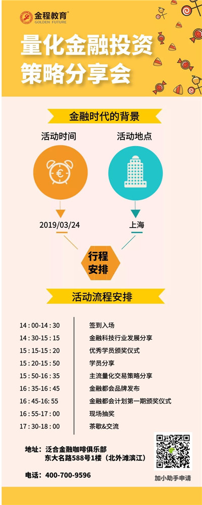量化金融投資策略分享會(huì)
