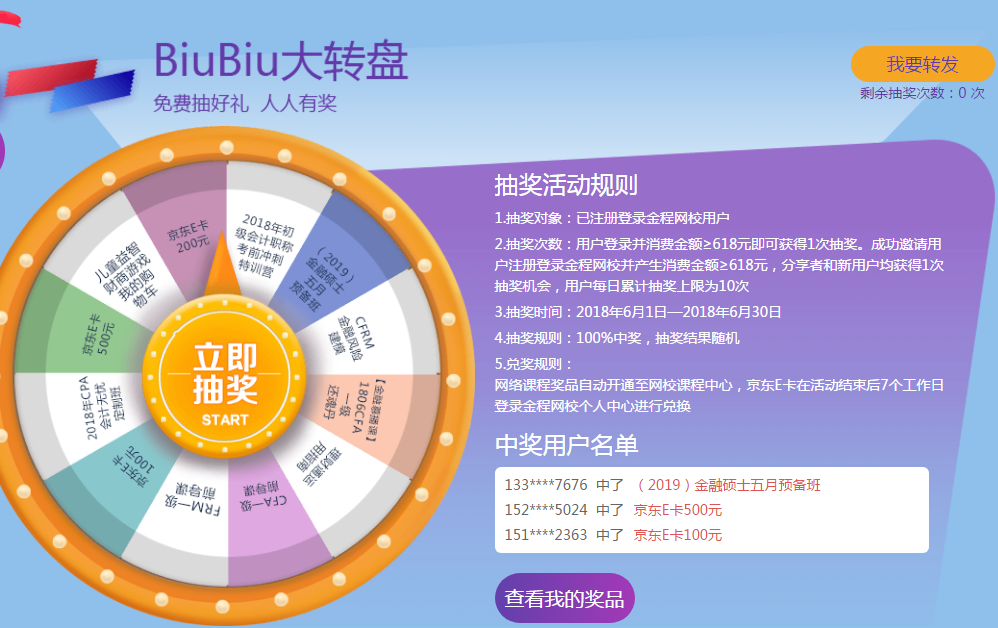 金程網(wǎng)校RFP618年中網(wǎng)校