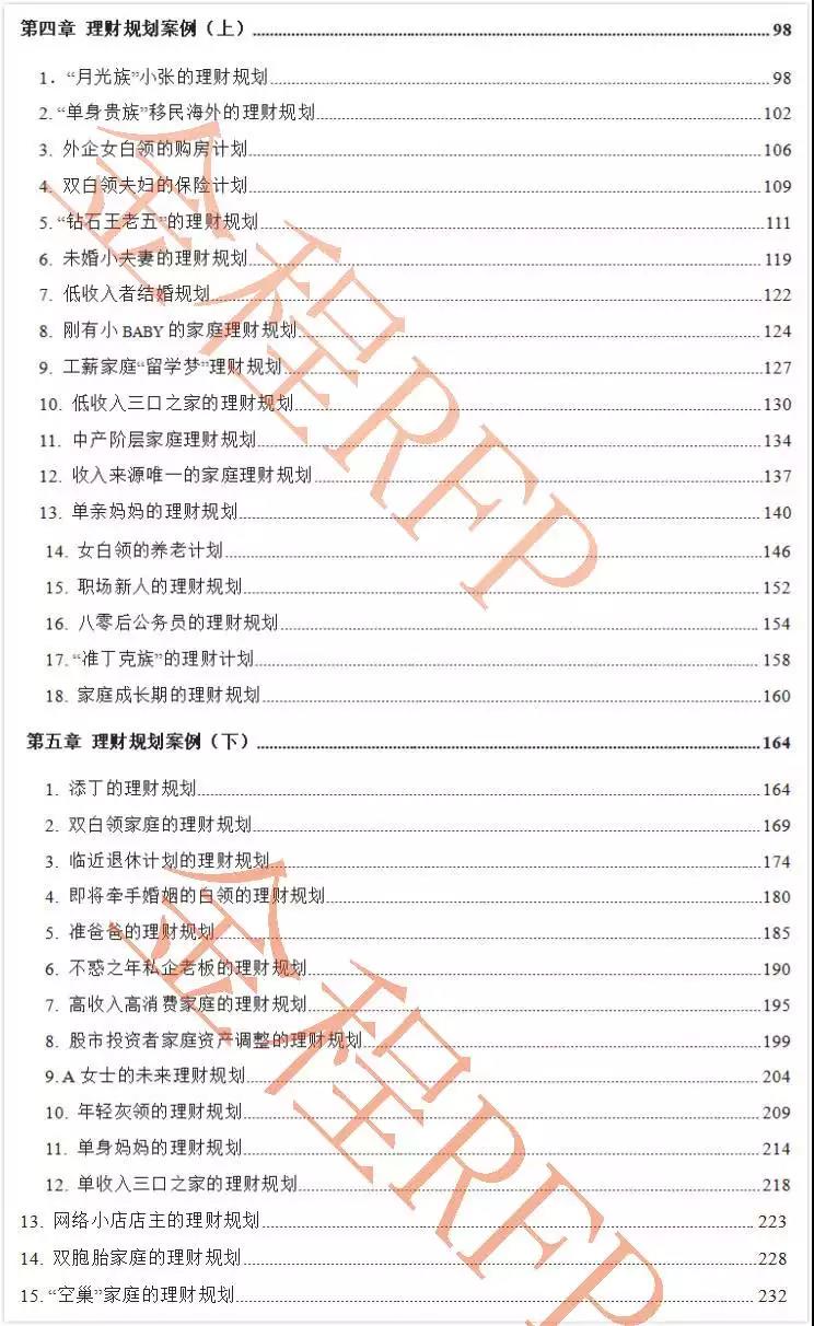 RFP理財(cái)規(guī)劃